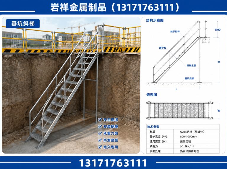 衡水滨湖新区基坑斜梯展示图